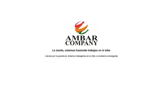 Captura de la web de ambarcompanysac – ambarcompanysac