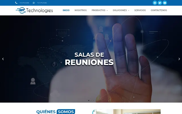 Captura de la web de Boss Trading Tech – Especialistas en implementaciones de plataformas de Digital