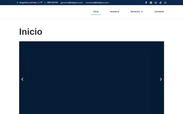 Captura de la web de BWB