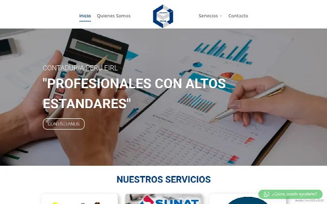 Captura de la web de Contaduría Perú |