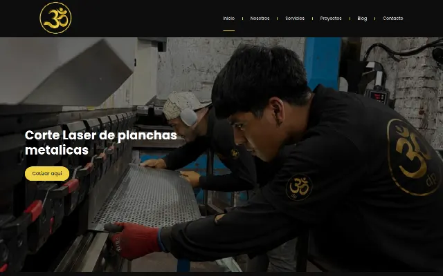 Captura de la web de Dada Perú
