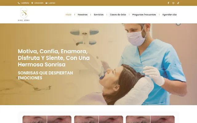 Captura de la web de Easy Milec Clinic