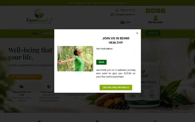 Captura de la web de natural producto – natural producto