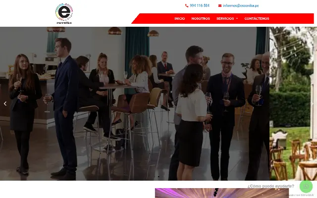 Captura de la web de escenika.pe – escenika.pe