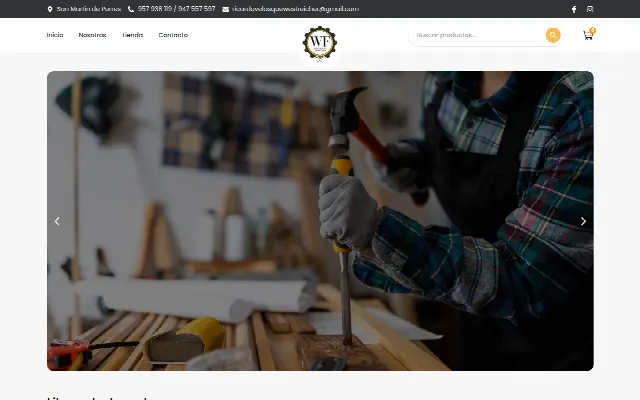 Captura de la web de Warner ferretera