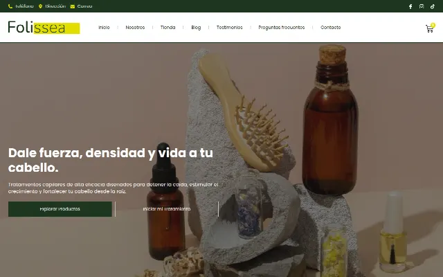 Captura de la web de Folisseaperu