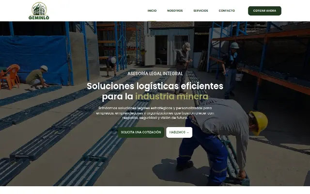 Captura de la web de Geminlo