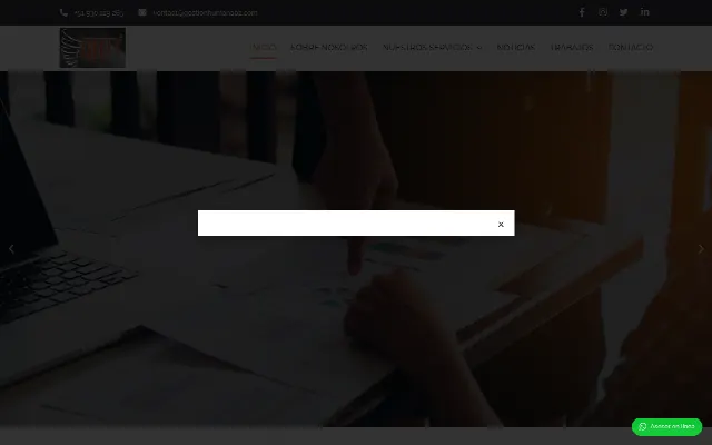 Captura de la web de Gestión Humanab2 – Asesoría y consultoría