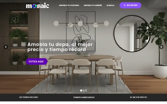 Captura de la web de Mosaic