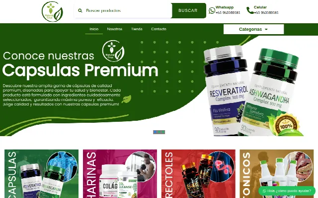 Captura de la web de naturalcruz – naturalcruz