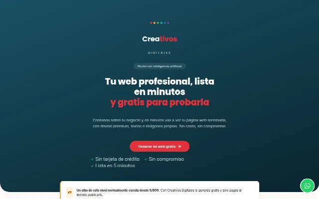 Captura de la web de Prueba ClaudeWeb Pipeline – Prueba ClaudeWeb Pipeline